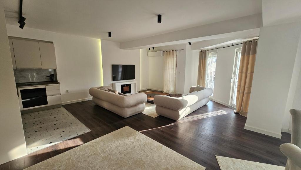 Luxury Apartment 1 living room angle 2